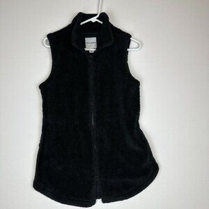 Tommy Bahama Fleece Anorak Vest Black